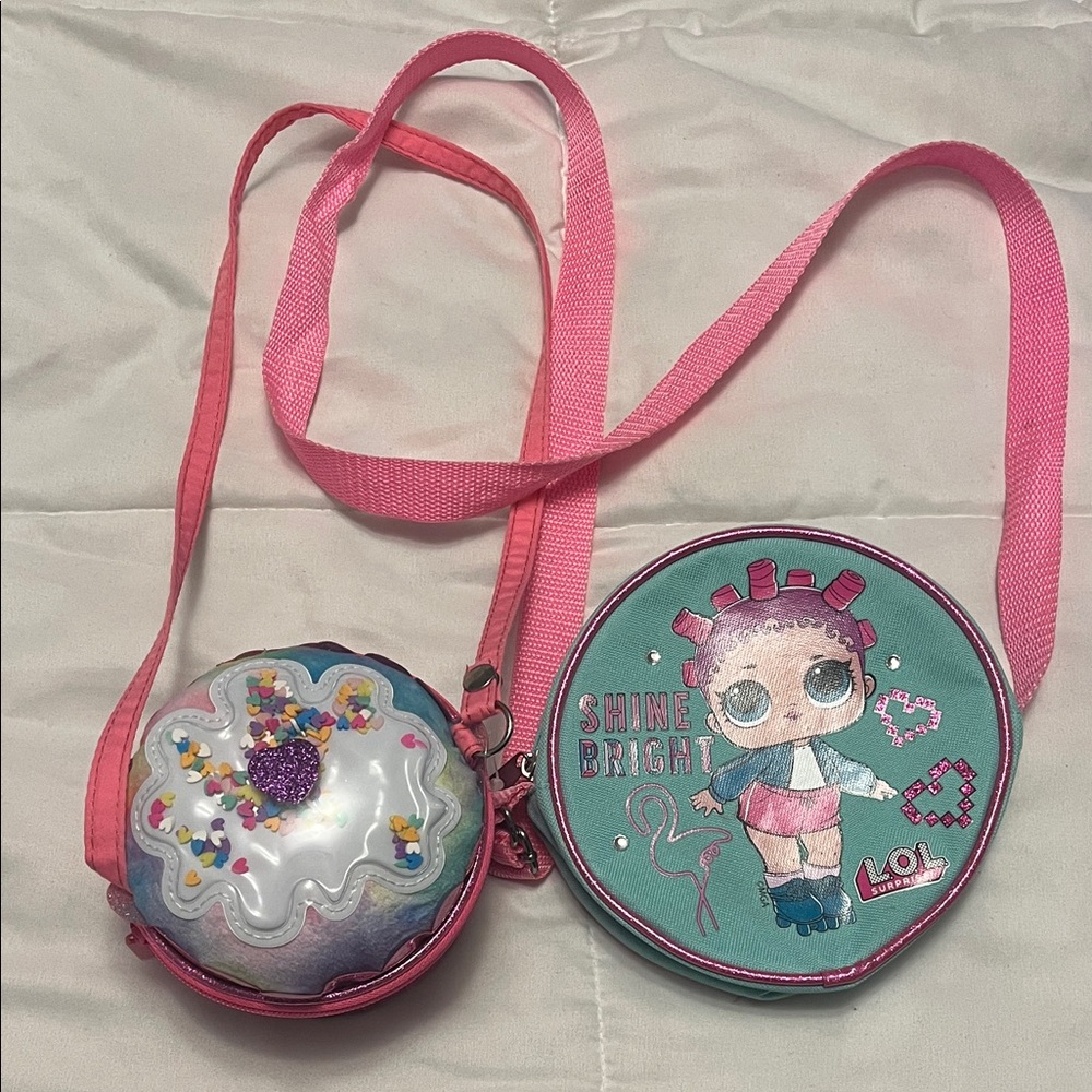L.O.L. Surprise! Pink and Teal Kids Bag Duo